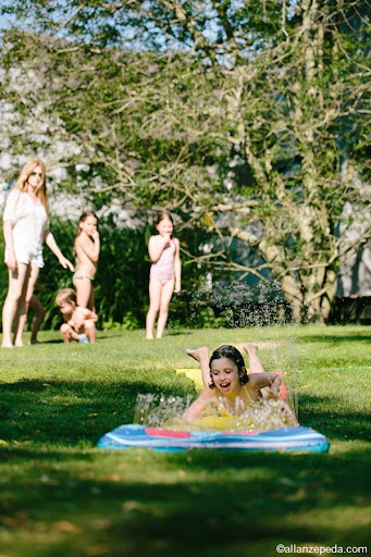 Darcy is also including slip-n-slides for sale, as they are a summer party favorite!