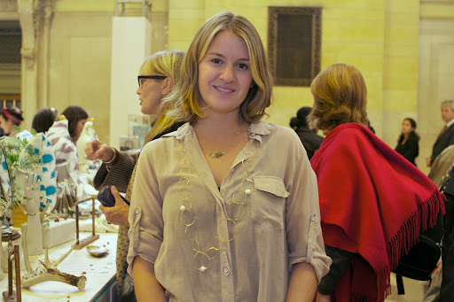 Mary MacGill, of Mary MacGill Jewelry, modeled one of her very beautiful hand-crafted necklaces.
marymacgill.com