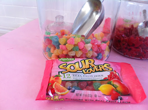 The Sour Lovers were quite popular and actually taste sour on the inside, as well as the outside.