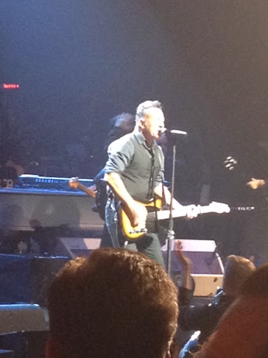 This concert was the first time that Bruce and his band did a live show without saxophonist Clarence Clemons, who passed away last summer.
