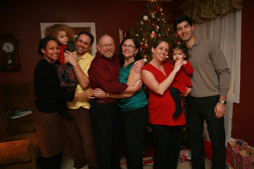 Nerissa Ritchie – Art Director, Merchandising - With my daughter Isla, husband Chris, Father and Mother-in-law Dave and Debbie, Sister and Brother-in-law Jill and Nick, and niece Maya.