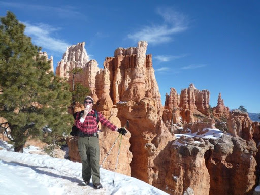 Molly Bloom - Jonathan eating snow in Bryce Canyon - You can’t eat the snow in New York City. Well … you can, but you’d be asking for it, if you did.
