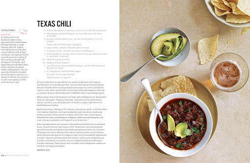 A 'bowl of red' in the Southwest refers to this signature brick-colored, bean-free beef chili. Indeed, the simplest forms of the dish contain little more than beef and spices. And forget about ground beef - Texas chili is all about chunks of tender, melting chuck.