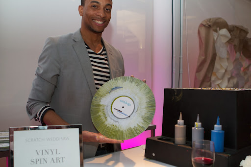 DJ Trife not only knows how to spin a great party, he also features vinyl spin art at all of his gigs. It's very fun and creative!
http://www.scratchweddings.com