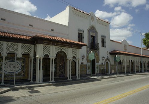 Between our morning and evening appearances on the Home Shopping Network, we took a drive to historic Ybor City. This is Columbia Restaurant, the oldest restaurant in Florida and the largest Spanish restaurant in the world.