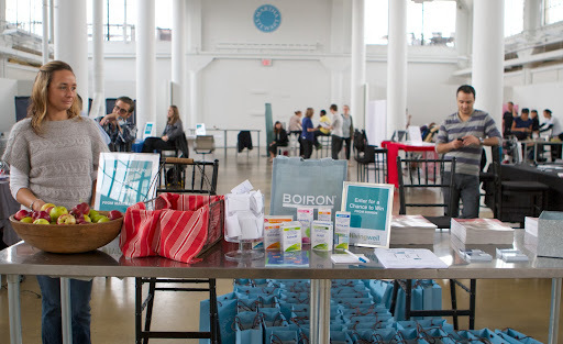 As in years past, the Wellness Expo was held in the spacious clerestory at my offices in the Starrett Lehigh building in New York City.