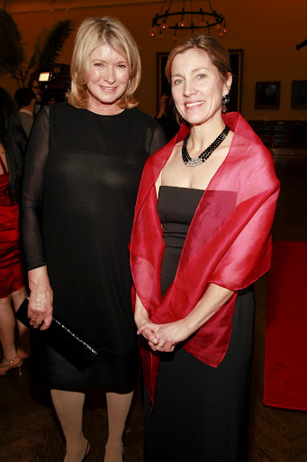 Here I am with Sara Griffen. Black and red were the colors of the evening! Photo: Adriel Reboh/PatrickMcMullan.com