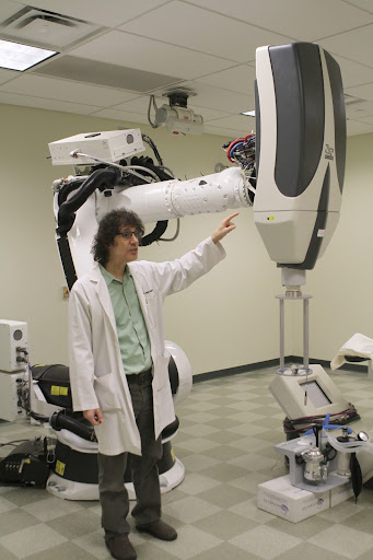 Dr. Joseph is extremely proud of having this cutting-edge piece of equipment, a CyberKnife® Radiosurgery System for pets with cancer.