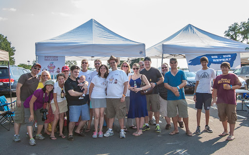 One of the best parts of cooking for the festival is inviting friends and family to share in the leftovers. Not surprisingly, there were lots of friends who stopped by.