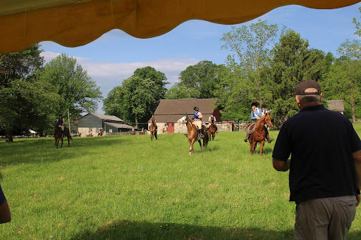 The Pace started and ended at The John Jay Homestead. The buildings are some of the historic barns on the property.