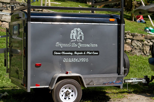 The group does much of the work themselves, but when a gravestone is badly damaged, they call in trained professionals - in this case Beyond The Gravestone.