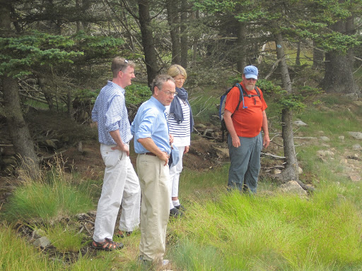 Here I am walking through Rich's Head with Kurt, Richard, and Terry. Photo courtesy MCHT