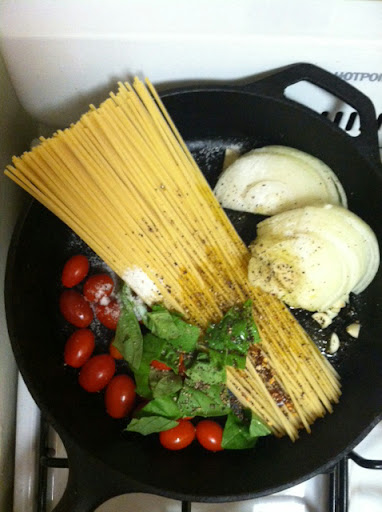 Michelle Snyder used the ingredients to make the 1-pot pasta recipe from the June MSL issue. It turned out great!